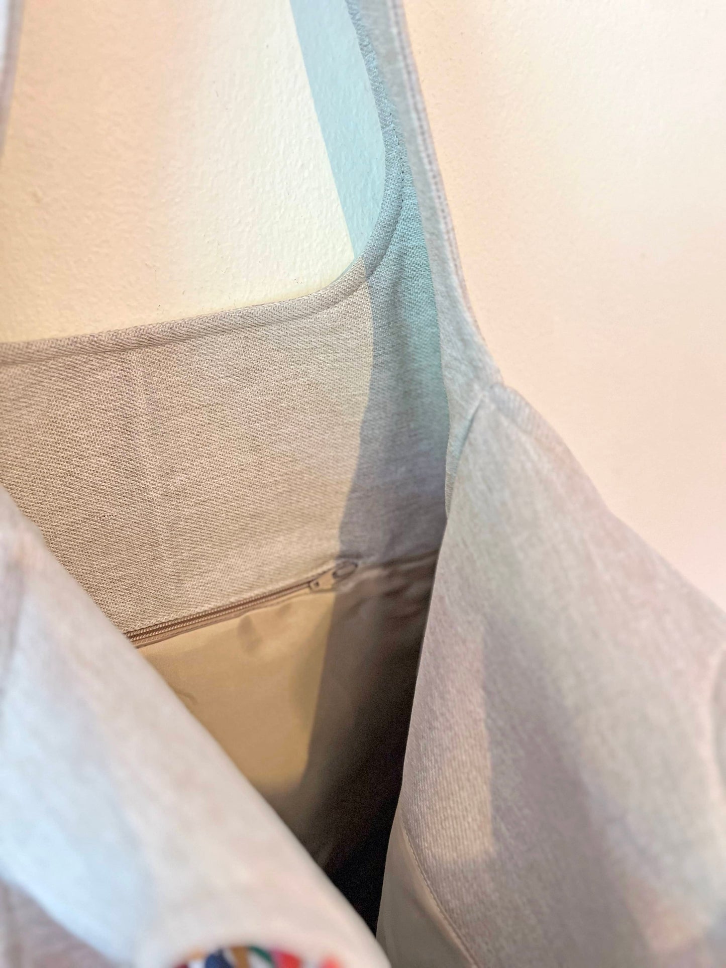 Bolso grande - Aves del Paraíso - Mujer y garza agami