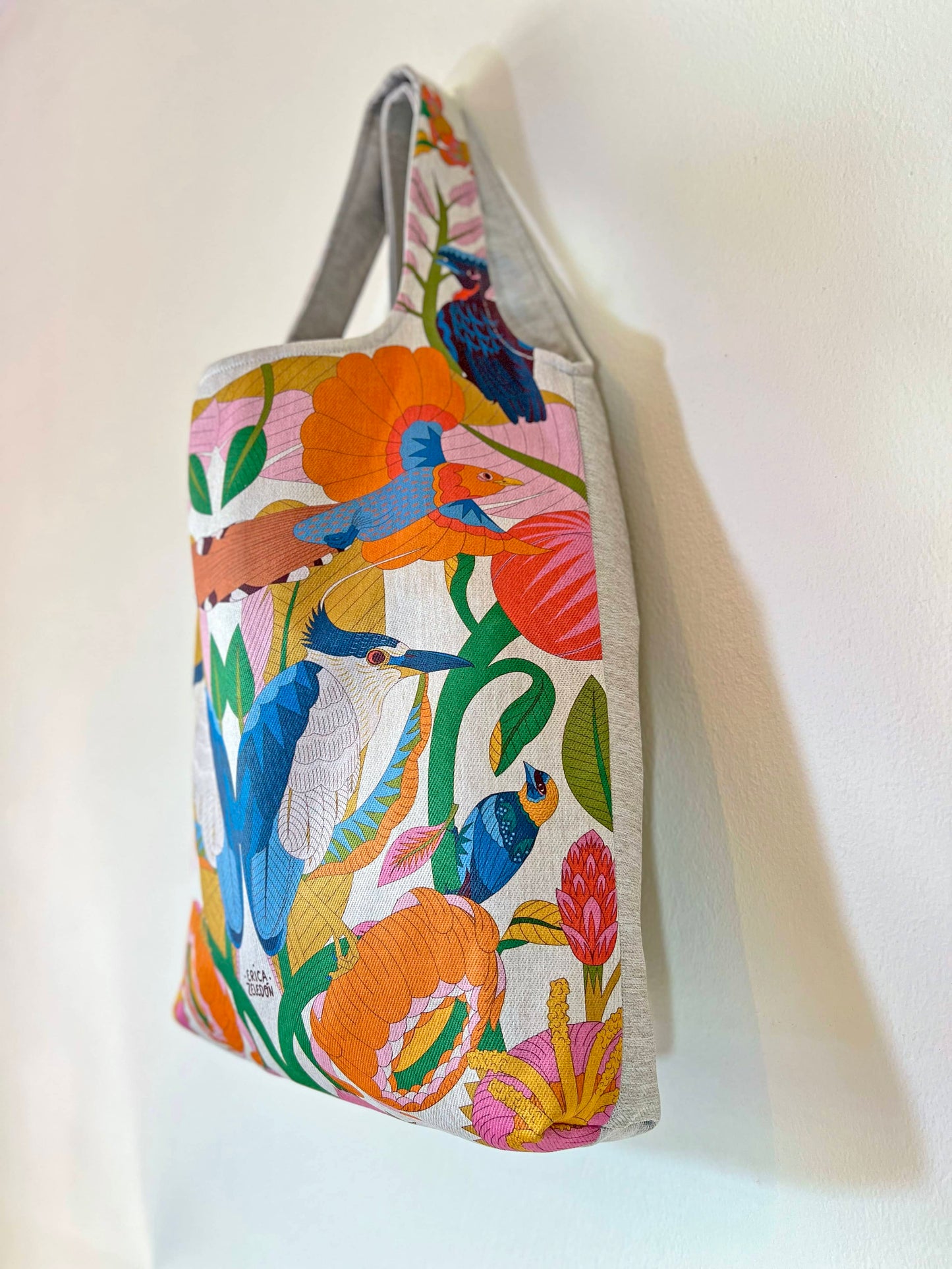 Bolso grande - Aves del Paraíso - Pájaro Ardilla y Urraca