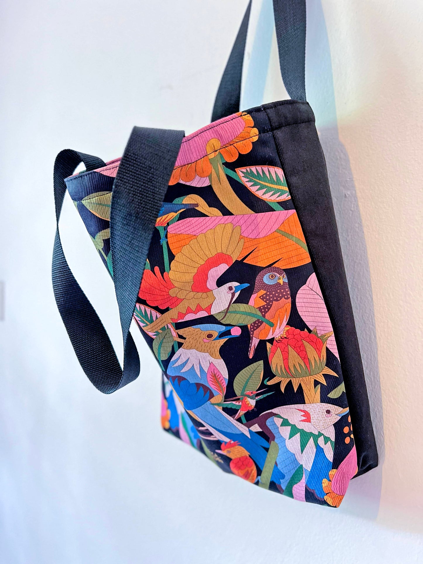 Bolso mediano - Aves del Paraíso - Capulinero Colilargo