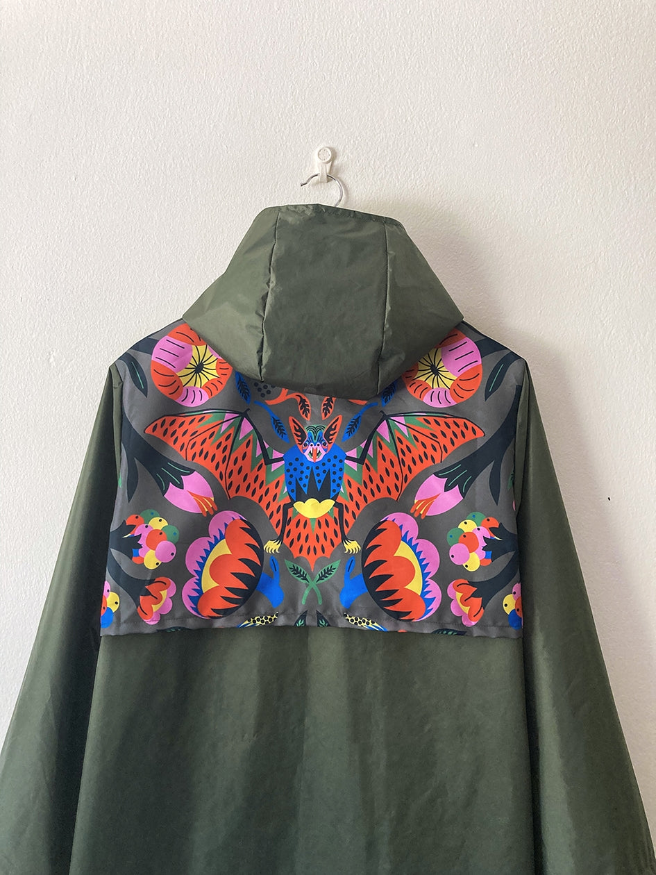 Capa - Murciélago Savia verde (contra pedido)