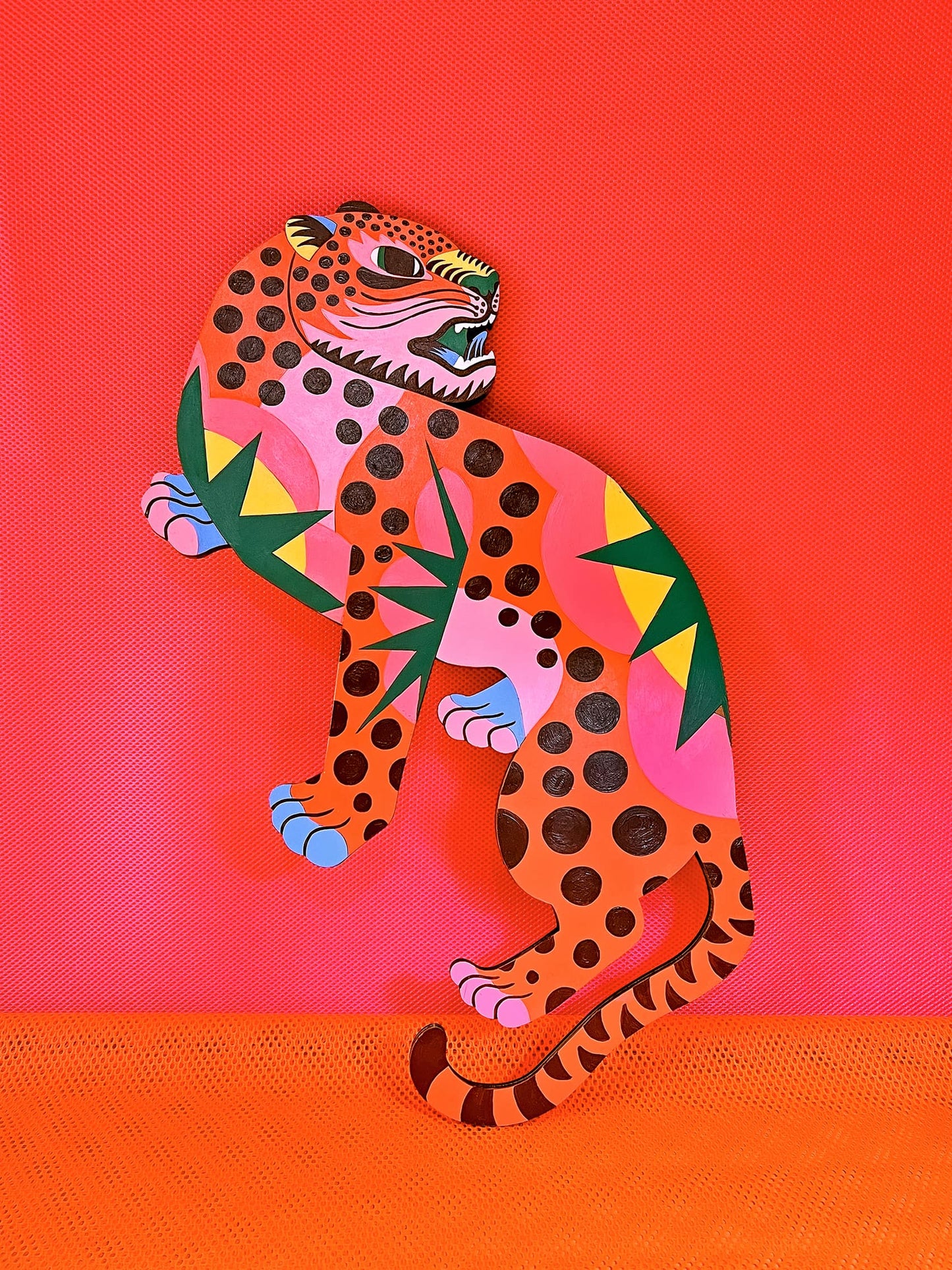 Jaguar grande de pared (contra pedido)