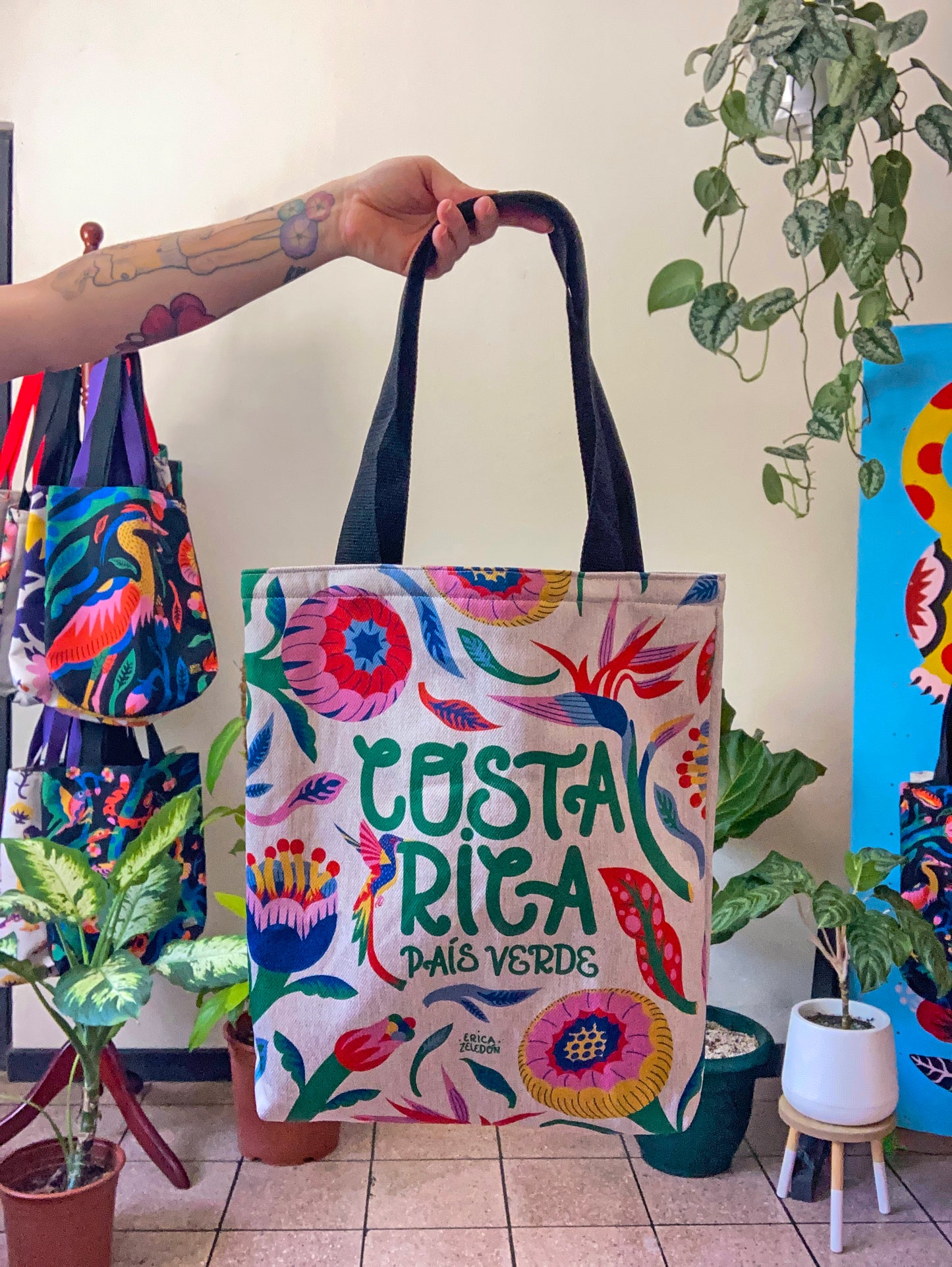 Bolso mediano - Costa Rica claro