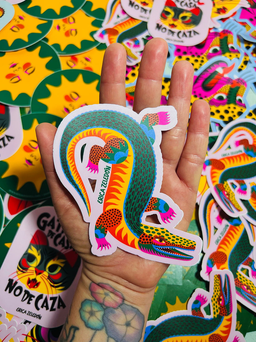 Paquete de stickers Erica Zeledón
