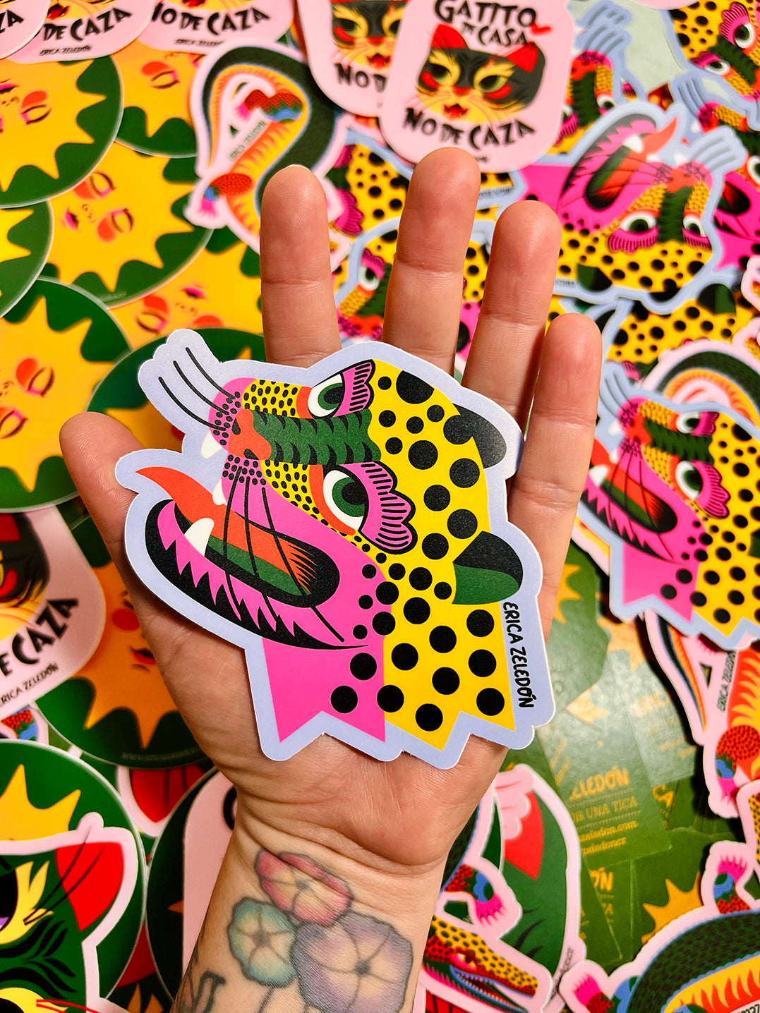 Paquete de stickers Erica Zeledón