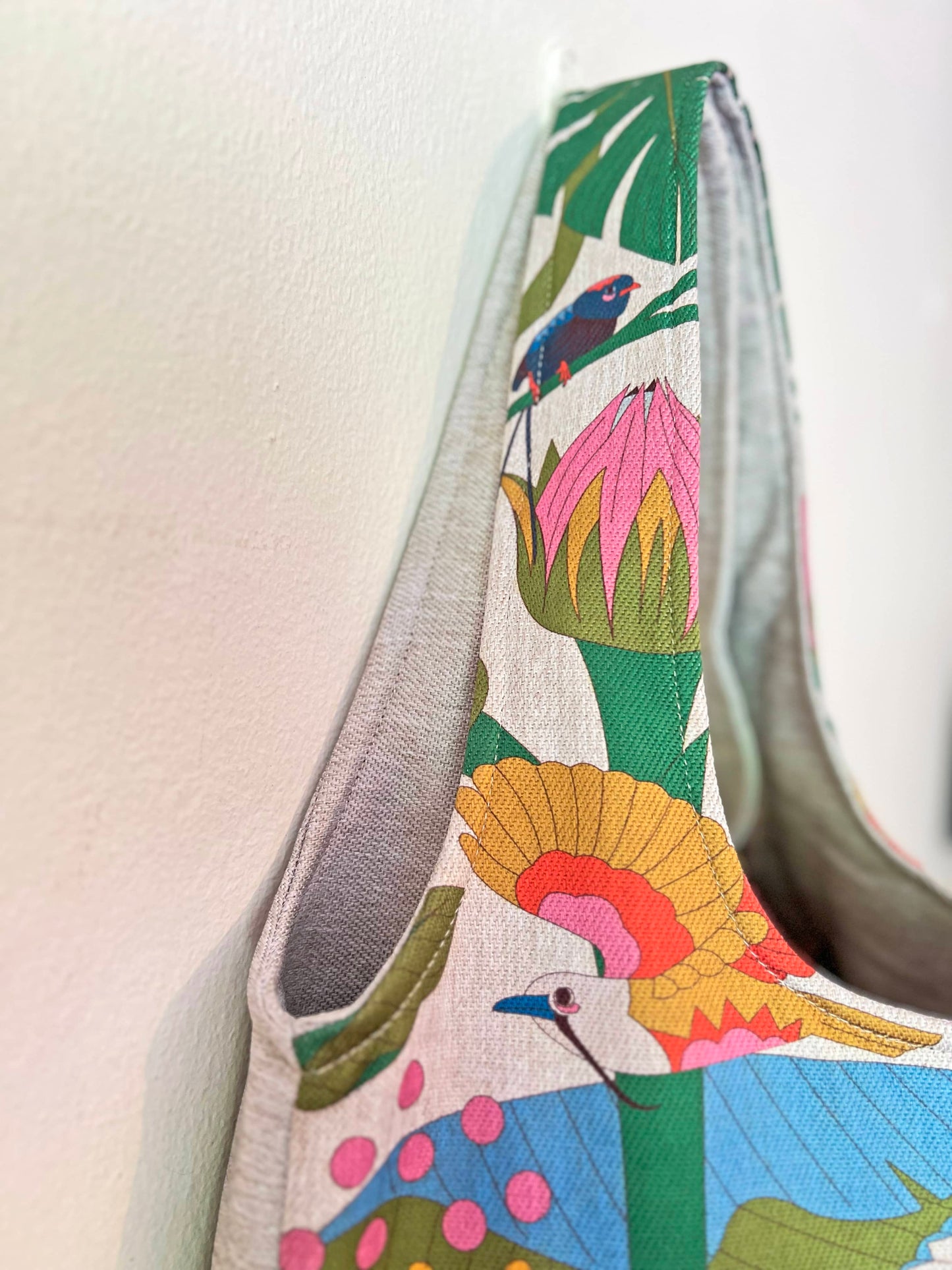 Bolso grande - Aves del Paraíso - Mujer y urracas