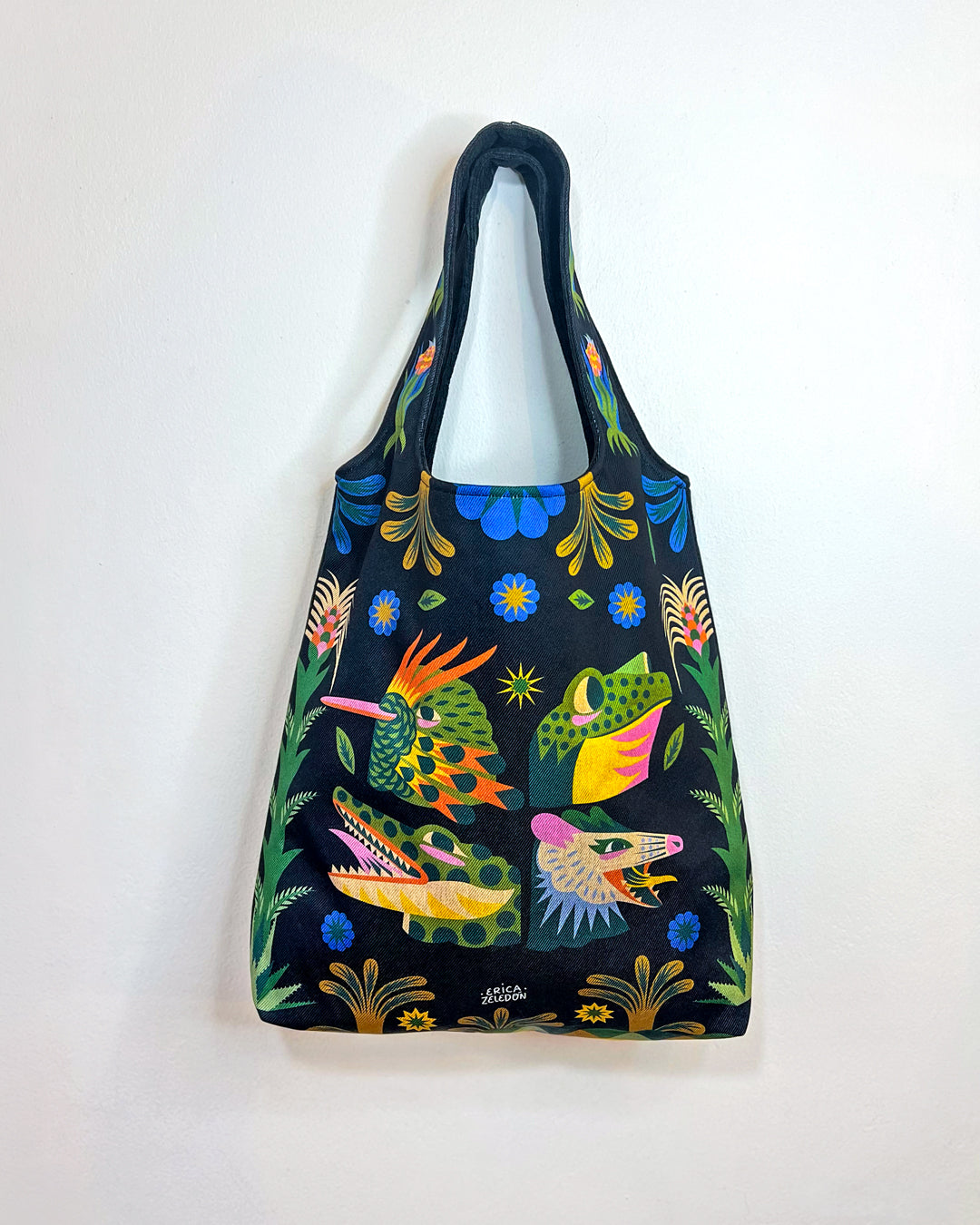 Bolso grande - Acá el color es identidad - Máscaras animales