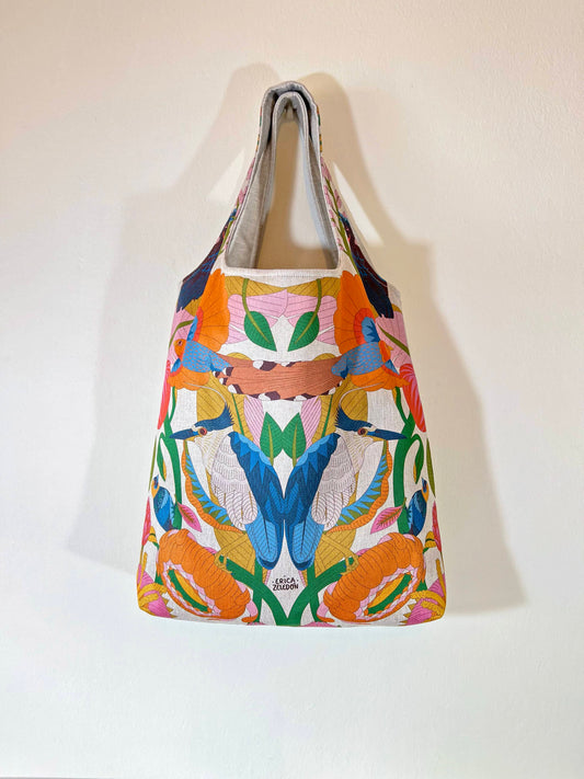 Bolso grande - Aves del Paraíso - Pájaro Ardilla y Urraca