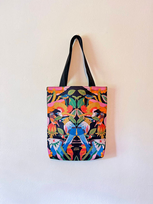 Bolso mediano - Aves del Paraíso - Capulinero Colilargo
