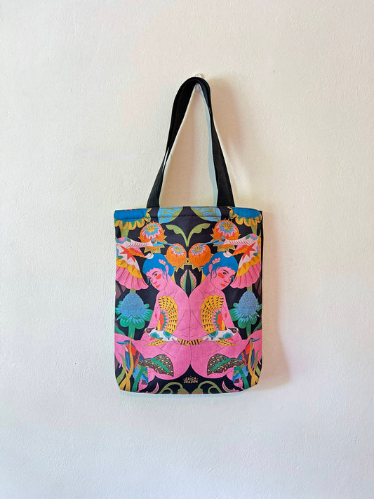 Bolso mediano - Aves del Paraíso - Mujer y guaco