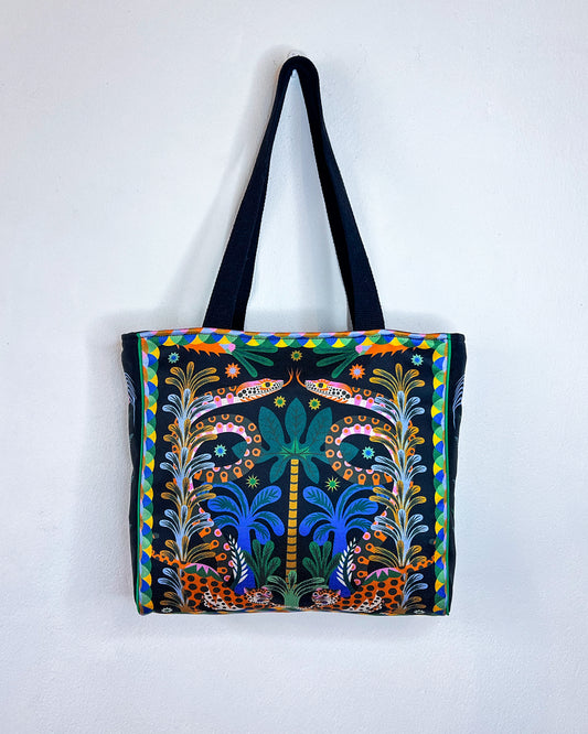 Bolso Tote de Mercado - Acá el color es identidad - Culebras y jaguares