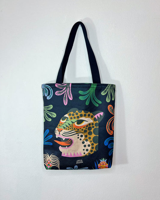 Bolso mediano - Acá el color es identidad - Cabeza de jaguar