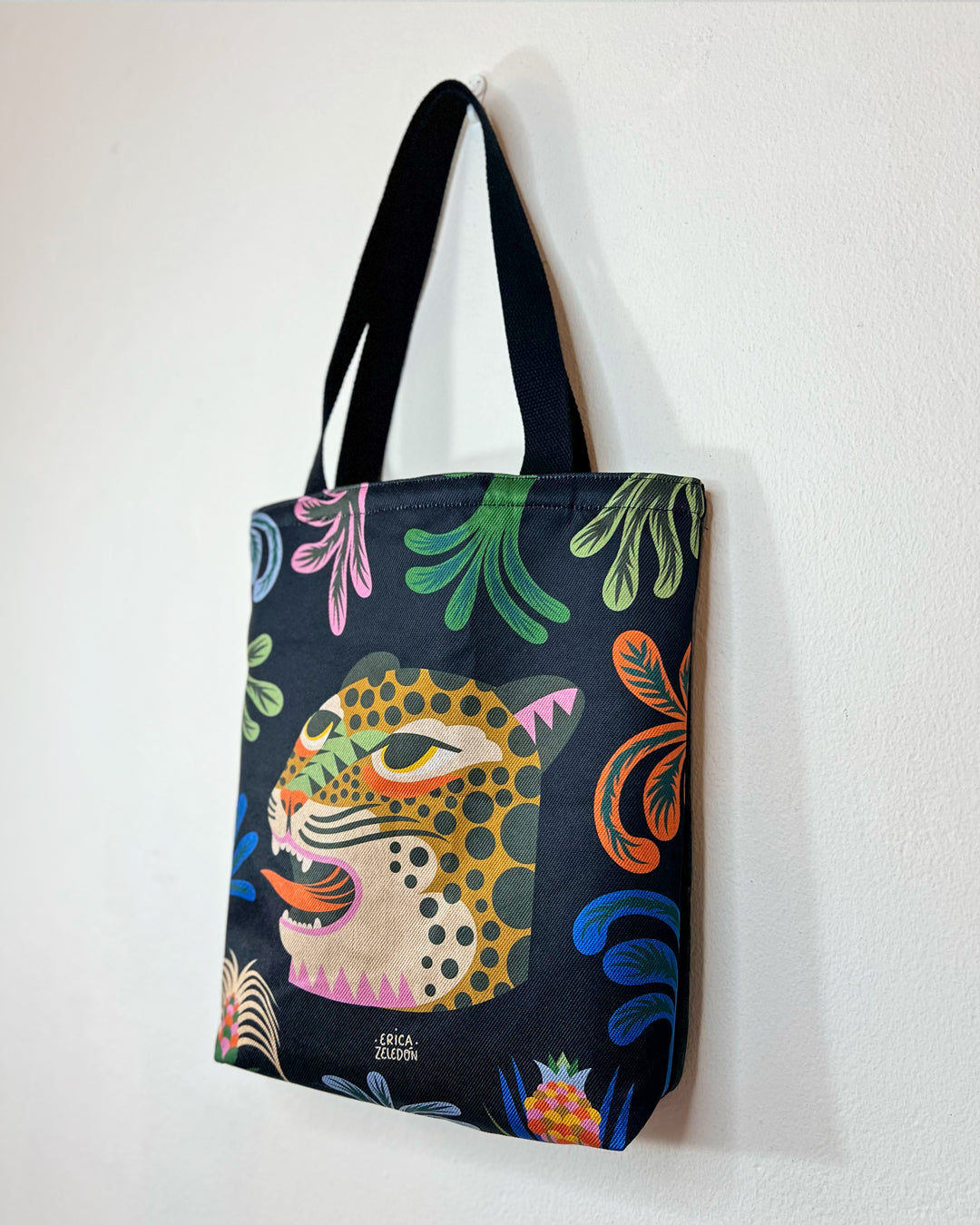 Bolso mediano - Acá el color es identidad - Cabeza de jaguar