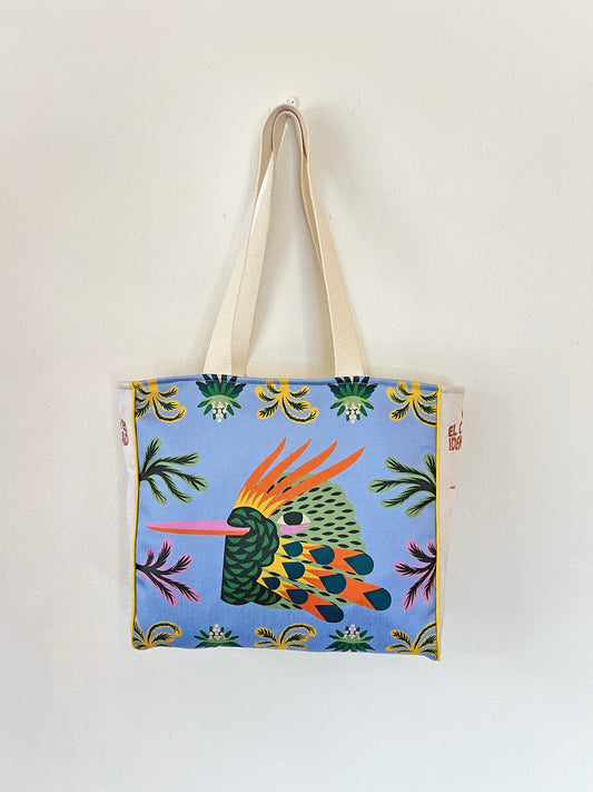 Bolso Tote de Mercado - Acá el color es identidad - Rana y Colibrí