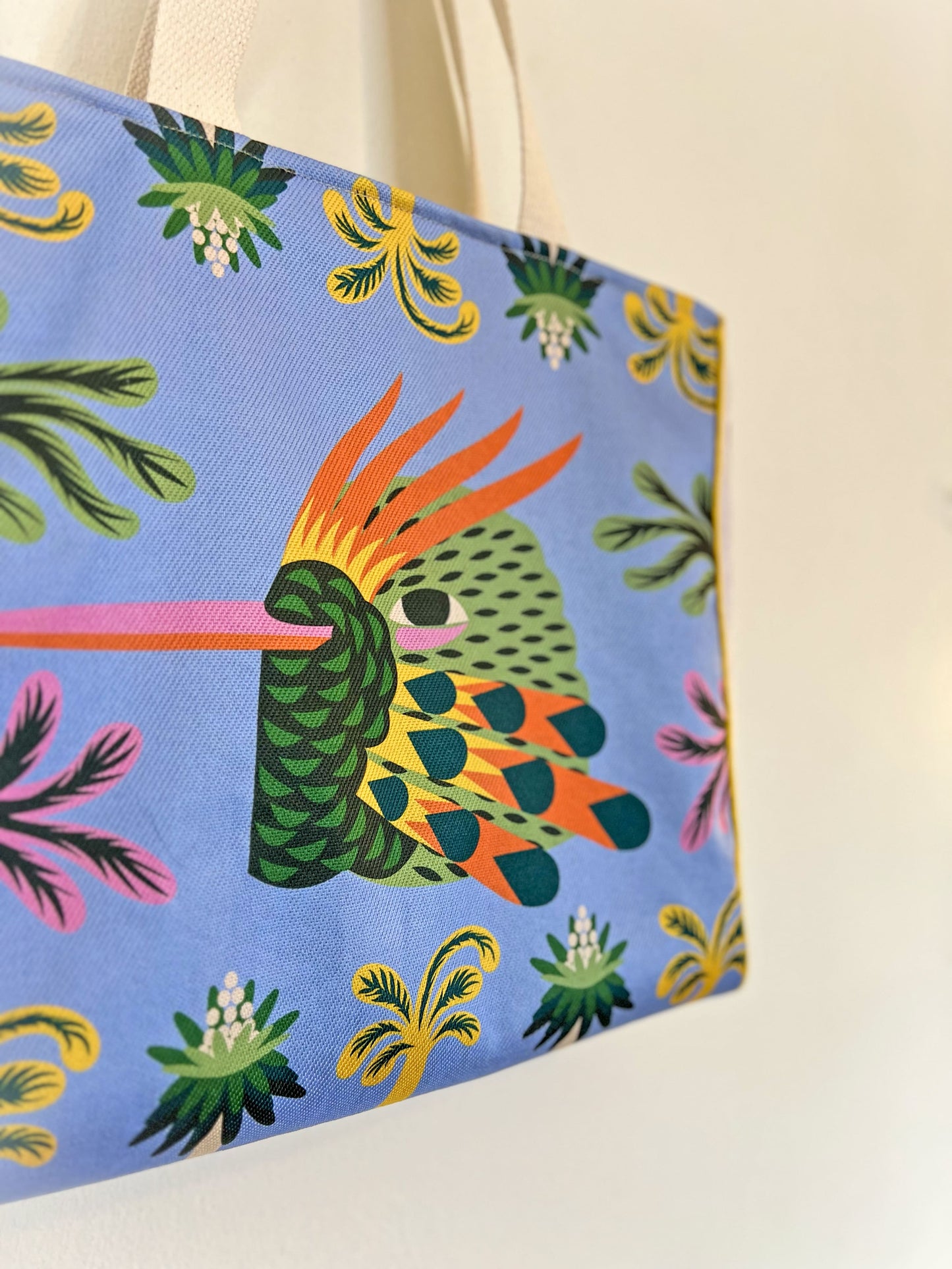 Bolso Tote de Mercado - Acá el color es identidad - Rana y Colibrí