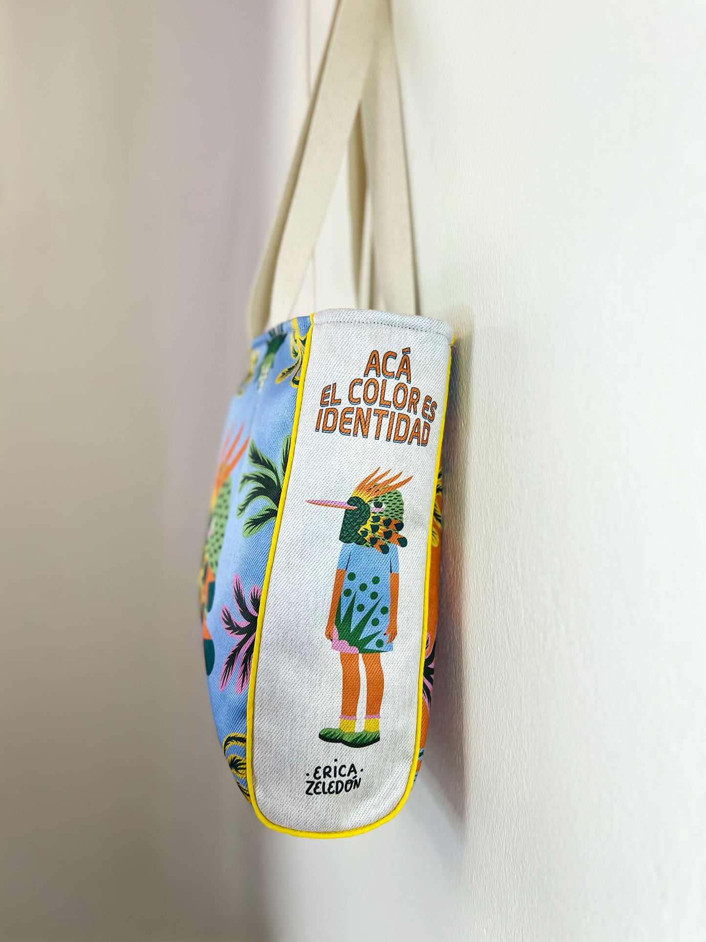 Bolso Tote de Mercado - Acá el color es identidad - Rana y Colibrí