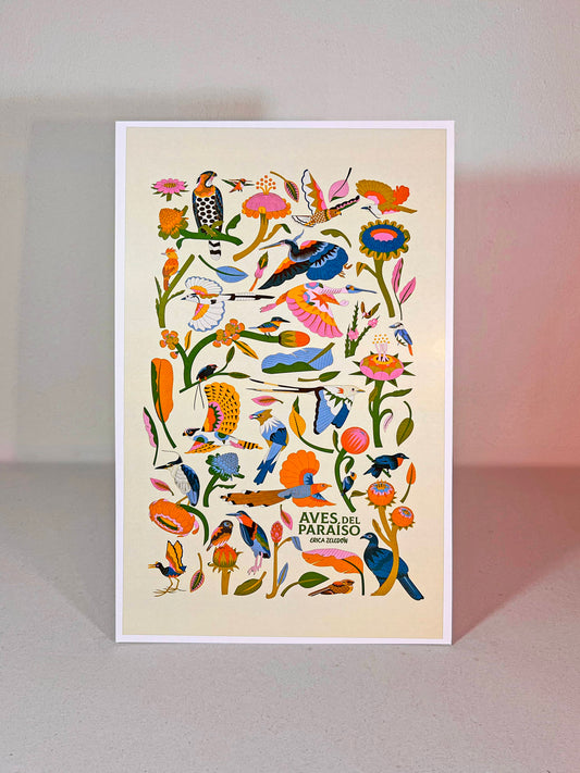 Print - Aves del Paraíso - Costa Rica - Contra Pedido