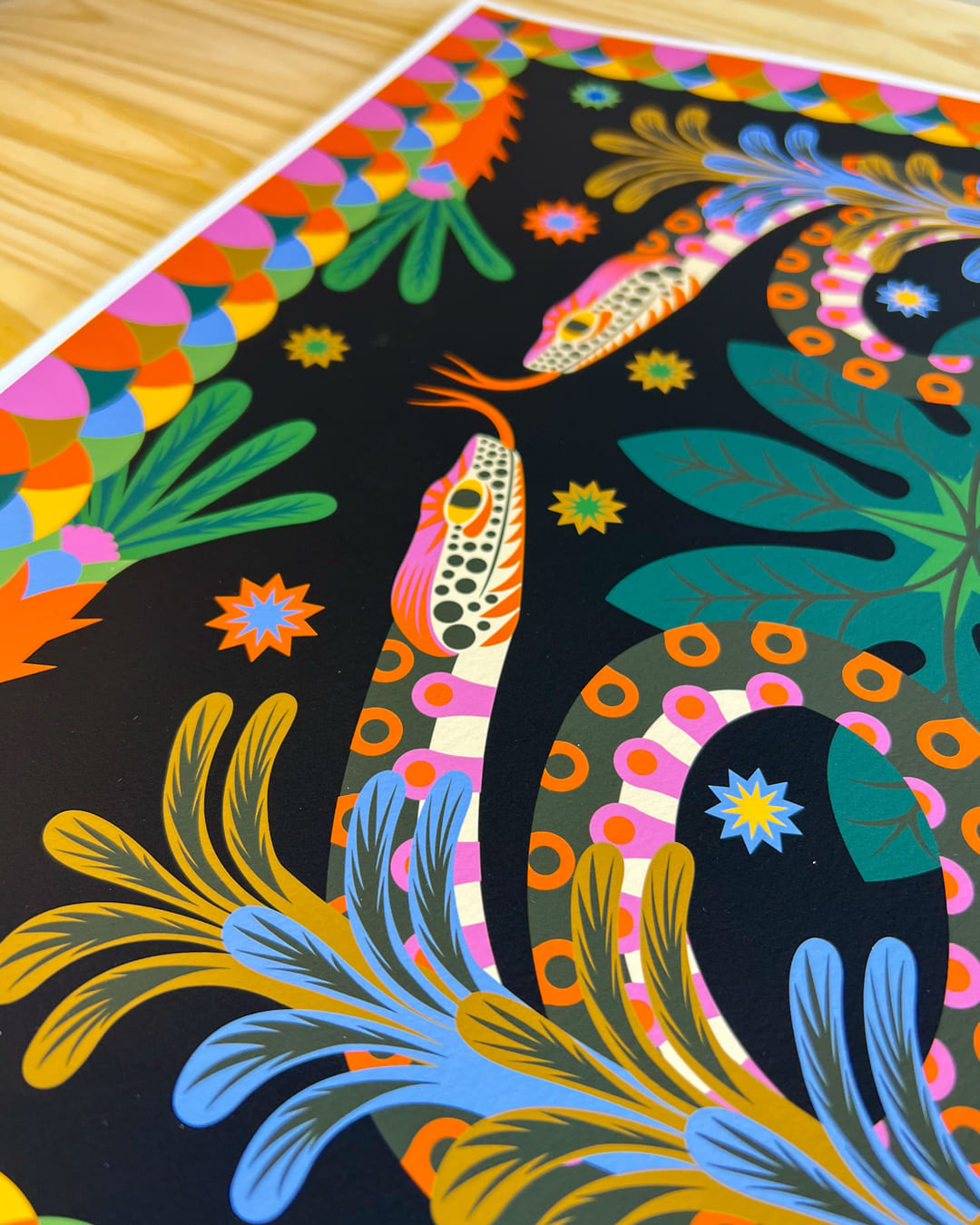 Print - Acá el color es identidad - Culebras y jaguares - Contra Pedido