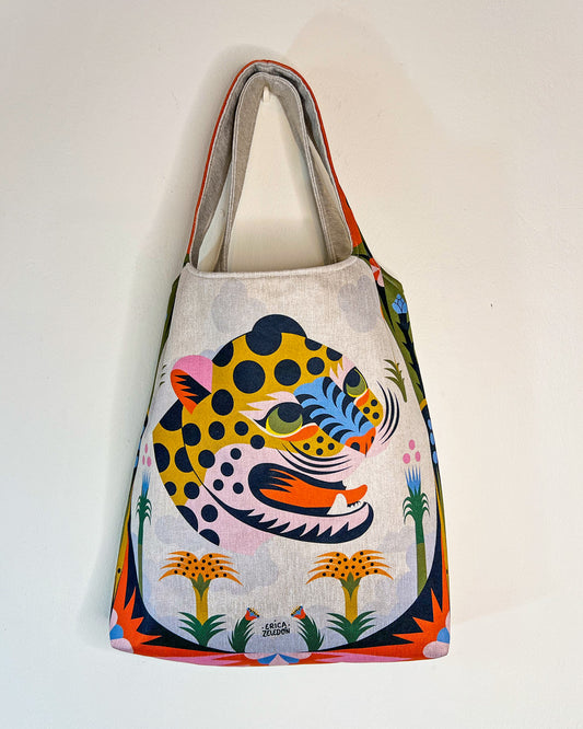 Bolso grande - Cabeza Jaguar
